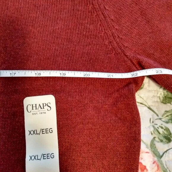 NWT, men's XXL chaps sweater - Picture 6 of 9